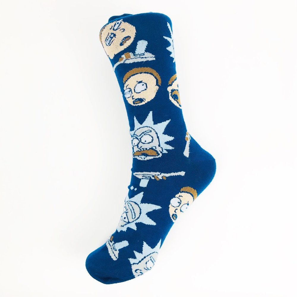 Rick and Morty Crew Socks LootCrate Level Up